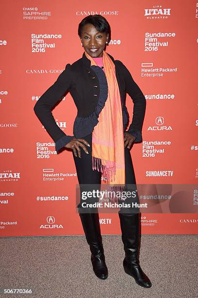 Actress Jeryl Prescott attends "The Birth Of A Nation" premiere during the 2016 Sundance Film Festival at Eccles Center Theatre on January 25, 2016...