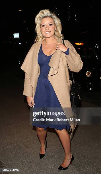 Natalie Coyle attending a VIP screening of 'Eating Happiness' in association with the World Dog Alliance at The Mondrian Hotel on January 25, 2016 in...