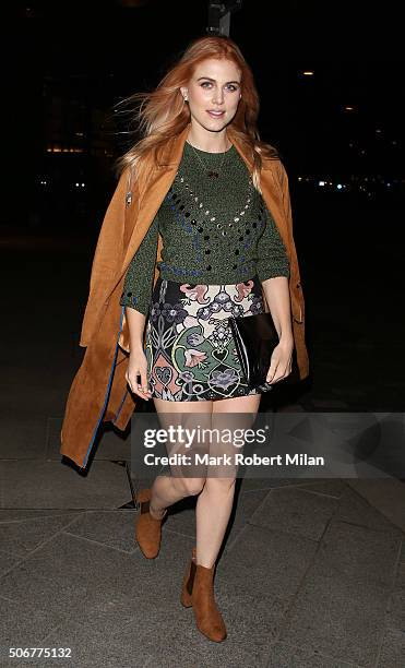 Ashley James attending a VIP screening of 'Eating Happiness' in association with the World Dog Alliance at The Mondrian Hotel on January 25, 2016 in...