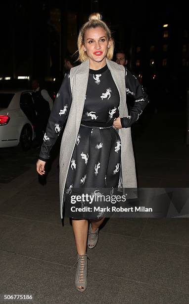 Ashley Roberts attending a VIP screening of 'Eating Happiness' in association with the World Dog Alliance at The Mondrian Hotel on January 25, 2016...