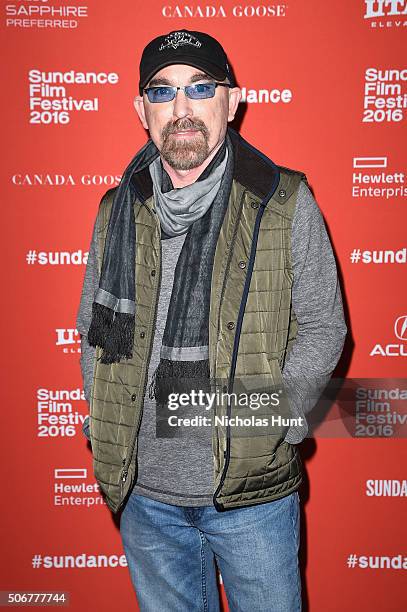 Actor Jackie Earle Haley attends "The Birth Of A Nation" premiere during the 2016 Sundance Film Festival at Eccles Center Theatre on January 25, 2016...