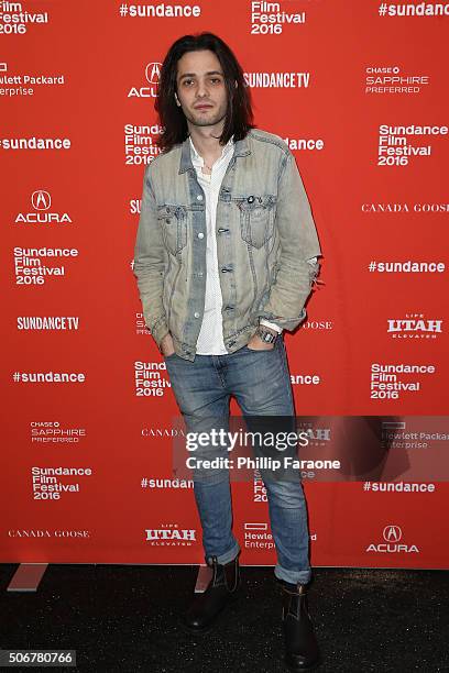 Director Miles Joris-Peyrafitte attends the "As You Are" Premiere during the 2016 Sundance Film Festival at Library Center Theater on January 25,...