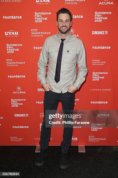 Producer Brent Stiefel attends the "As You Are" Premiere during the 2016 Sundance Film Festival at Library Center Theater on January 25, 2016 in Park...