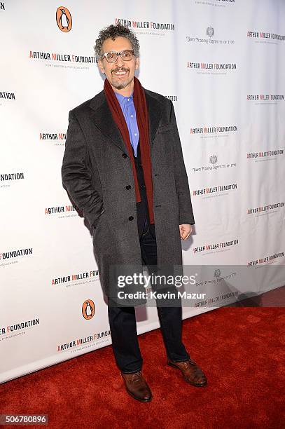 John Turturro attends the Arthur Miller - One Night 100 Years Benefit at Lyceum Theatre on January 25, 2016 in New York City.