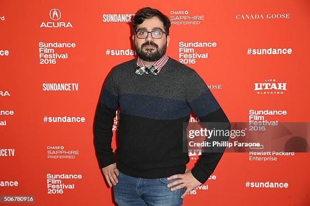 Producer Joseph Mastantuono attends the "As You Are" Premiere during the 2016 Sundance Film Festival at Library Center Theater on January 25, 2016 in...