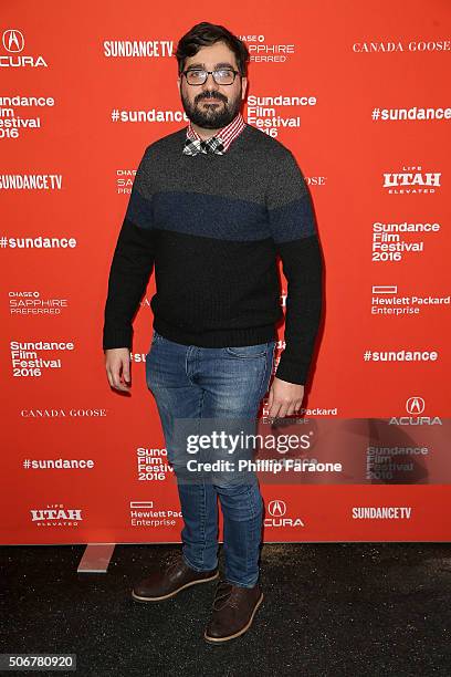 Producer Joseph Mastantuono attends the "As You Are" Premiere during the 2016 Sundance Film Festival at Library Center Theater on January 25, 2016 in...