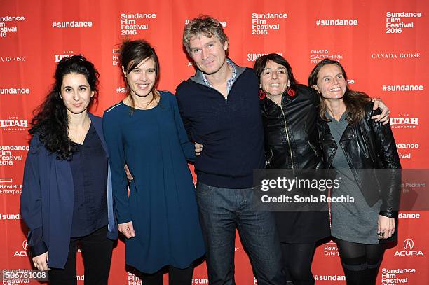 Claire Babany, Estelle Fialon, Thorsten Schutte, Yael Fogiel, and Laetitia Gonzalez attend the "Eat That Question: Frank Zappa In His Own Words"...