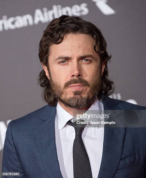 Actor Casey Affleck attends the premiere of Disney's "The Finest Hours" at TCL Chinese Theatre on January 25, 2016 in Hollywood, California.