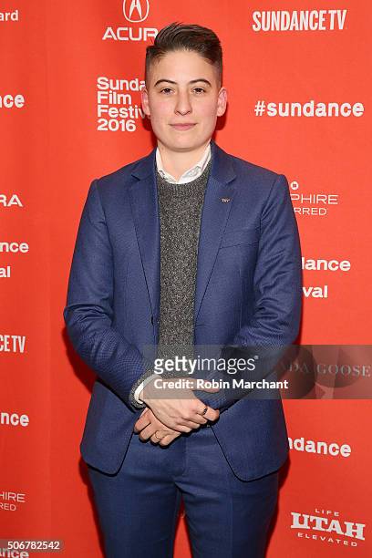 Rae Tutera attends the "Suited" Premiere during the 2016 Sundance Film Festival at Temple Theater on January 25, 2016 in Park City, Utah.