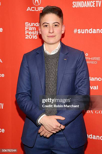 Rae Tutera attends the "Suited" Premiere during the 2016 Sundance Film Festival at Temple Theater on January 25, 2016 in Park City, Utah.