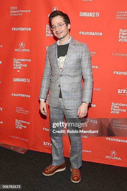 Daniel Friedman attends the "Suited" Premiere during the 2016 Sundance Film Festival at Temple Theater on January 25, 2016 in Park City, Utah.