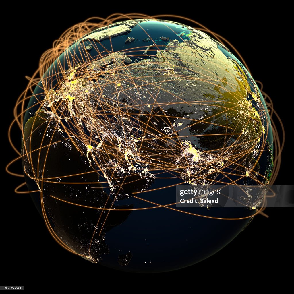 Globale Kommunikation.