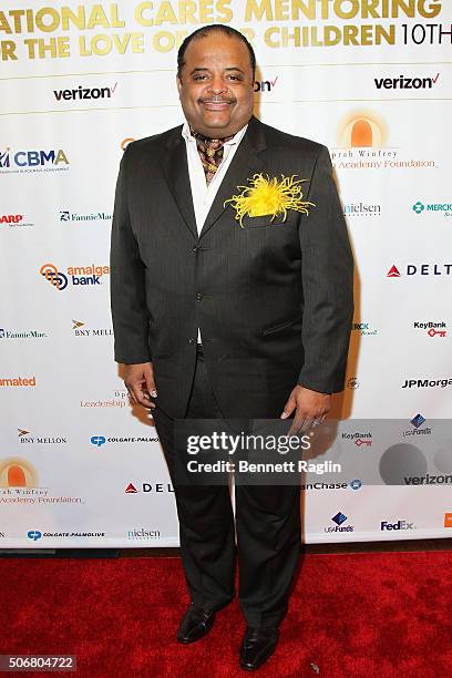 Journalist Roland Martin attends "For the Love Of Our Children Gala" hosted by the National CARES Mentoring Movement on January 25, 2016 in New York...