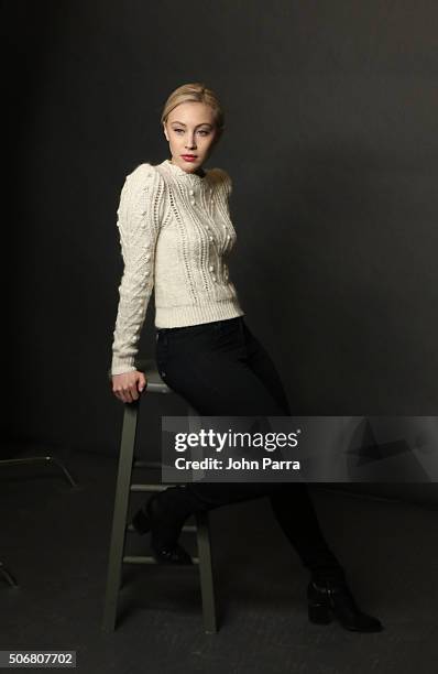 Sarah Gadon from the film 'Indignation' pose for a portrait during The Hollywood Reporter 2016 Sundance Studio At Rock & Reilly's - Day 4 - 2016 Park...