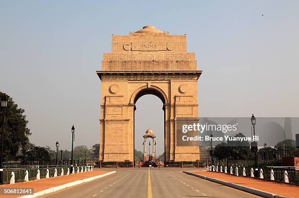 india gate - delhi foto e immagini stock