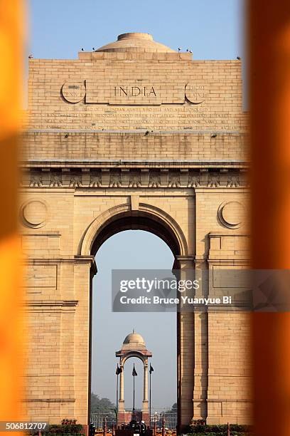 india gate - india gate new delhi stock pictures, royalty-free photos & images