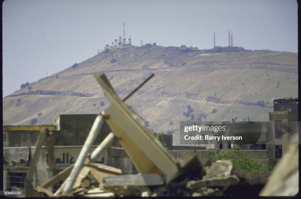 Ruined Golan Heights village, Quneitra