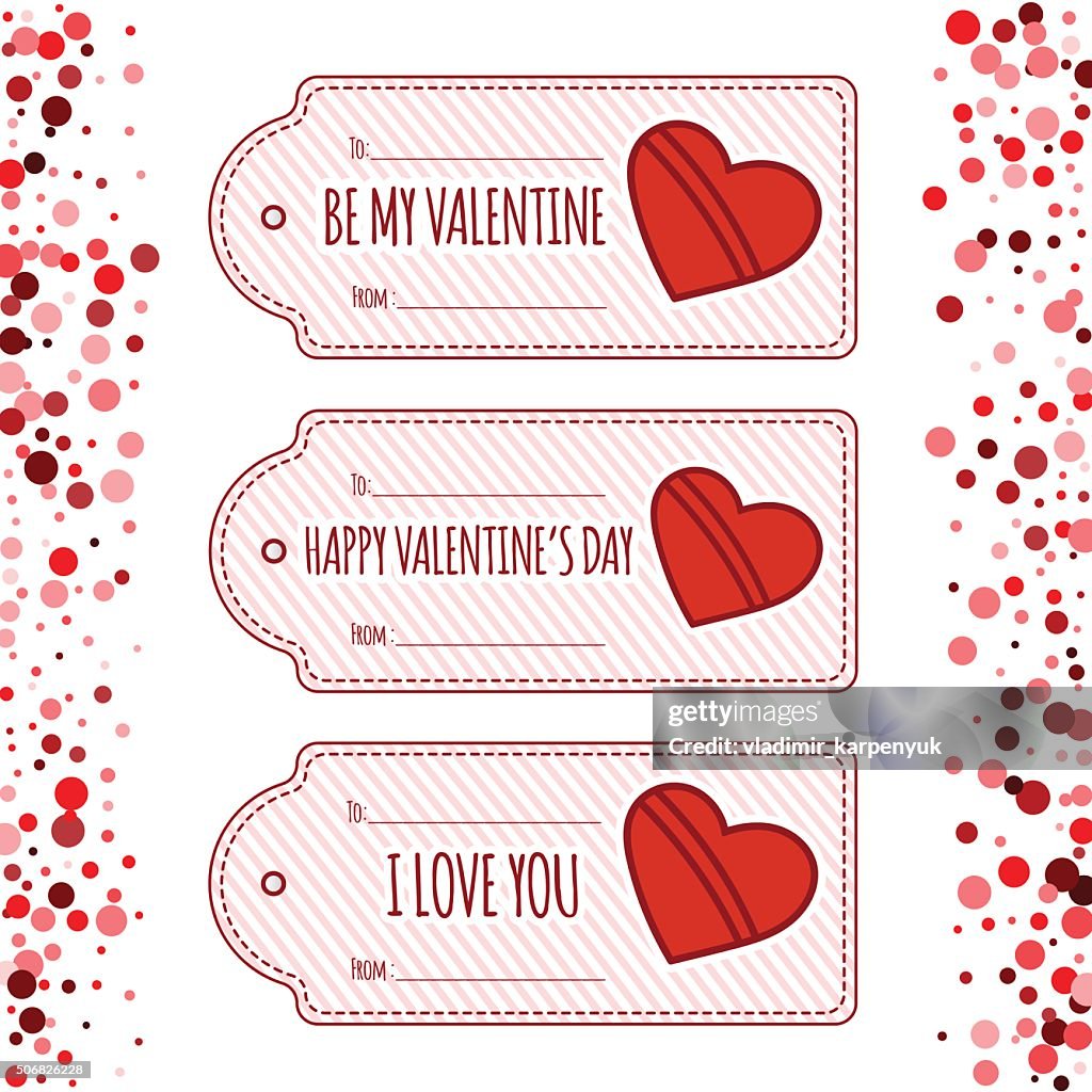 Labels For Heart Heart Shape Label Set High-Res Vector Graphic - Getty Images