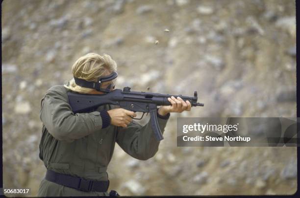 The US Department of Energy's anti-nuclear terrorist team training at the Department's Central Training Academy.