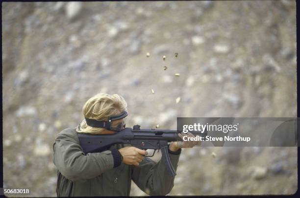 The US Department of Energy's anti-nuclear terrorist team training at the Department's Central Training Academy.