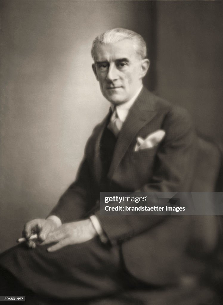 Joseph Raval The French composer and pianist Maurice Ravel. Photograph. 1929. . News ...