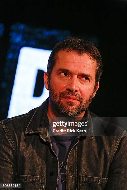 Actor James Purefoy participates in a Q&A following SundanceTVs 'Hap And Leonard' Screening on January 25, 2016 in Park City, Utah.