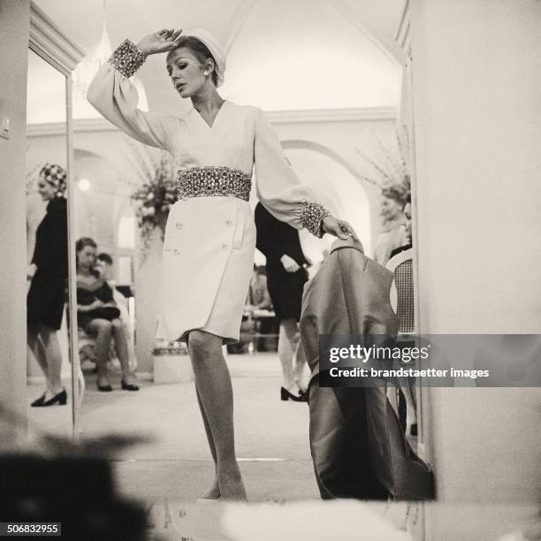 Fashion Show at W.F. Adlmueller. Vienna. 1969. Photograph by Barbara Pflaum . .