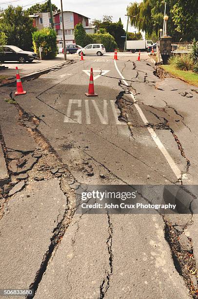 New Zealand Earthquake Photos Et Images De Collection - Getty Images
