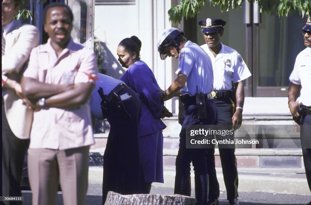 Police arresting National Urban League a
