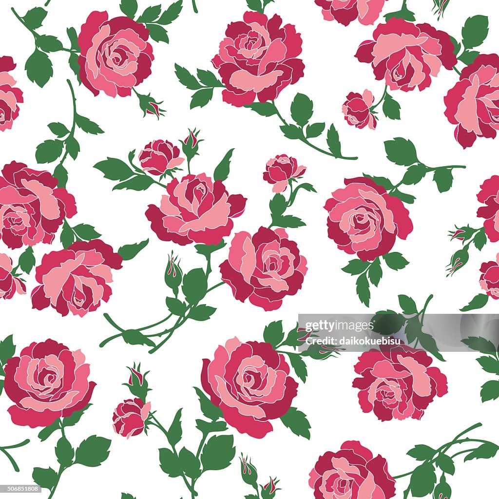 Rose X Pattern Rose Pattern High-Res Vector Graphic - Getty Images