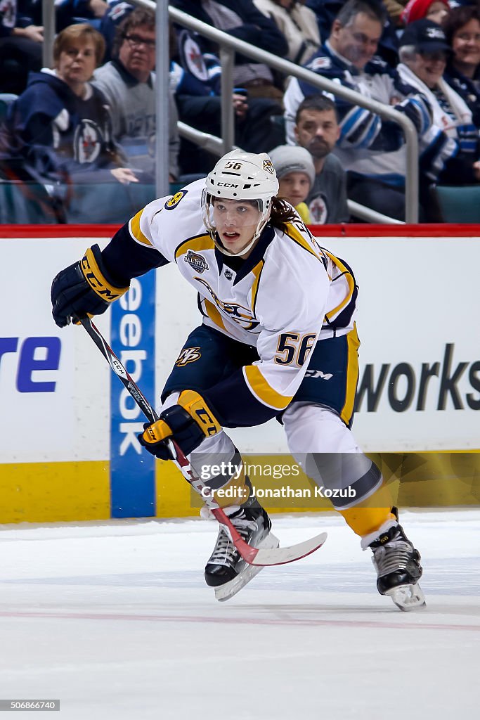 Nashville Predators v Winnipeg Jets