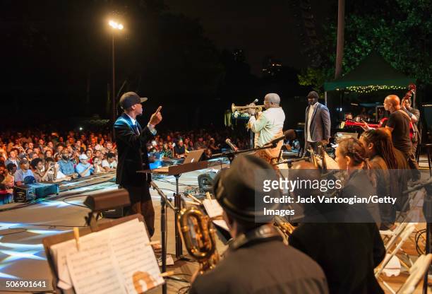 American composer, arranger, and musician Igmar Thomas leads the Revive Big Band at a dual celebration of Blue Note's 75th anniversary and...