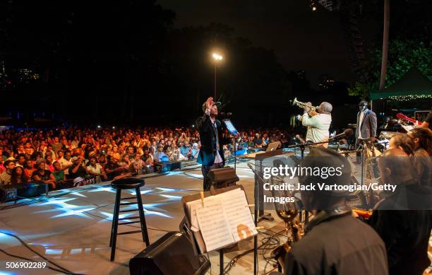 American composer, arranger, and musician Igmar Thomas leads the Revive Big Band at a dual celebration of Blue Note's 75th anniversary and...