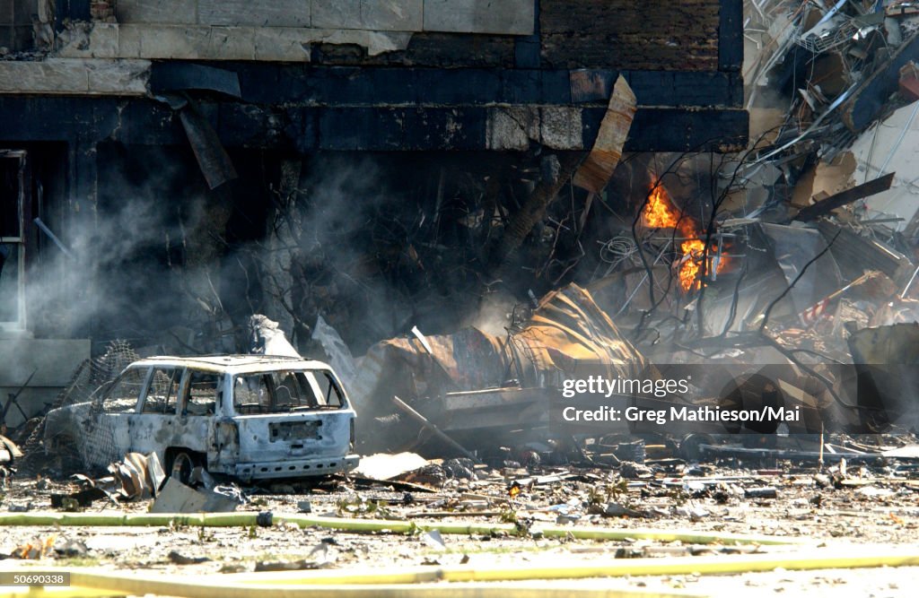 The Pentagon following terrorist attack