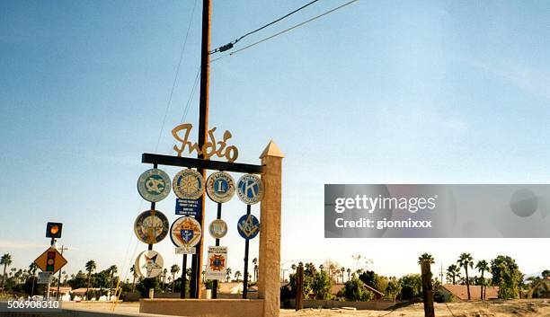 indio, southern california - indio california stockfoto's en -beelden