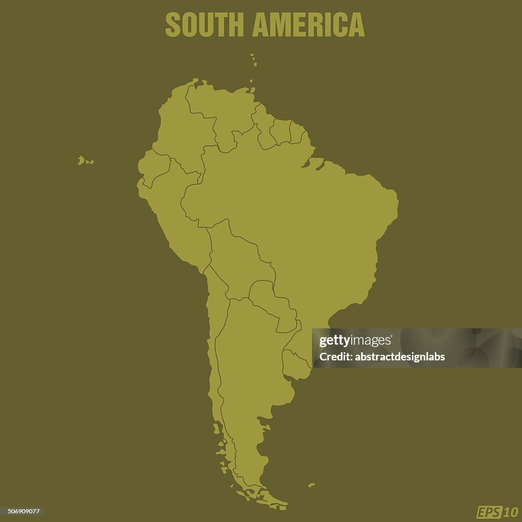 South America Map