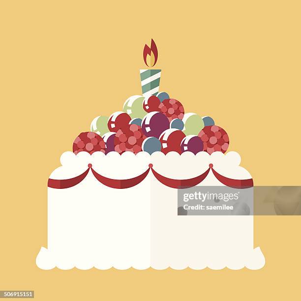 ilustrações, clipart, desenhos animados e ícones de bolo de aniversário - vela de aniversário