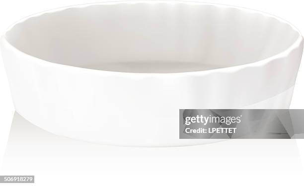 ramekin - vector - ramekin stock illustrations