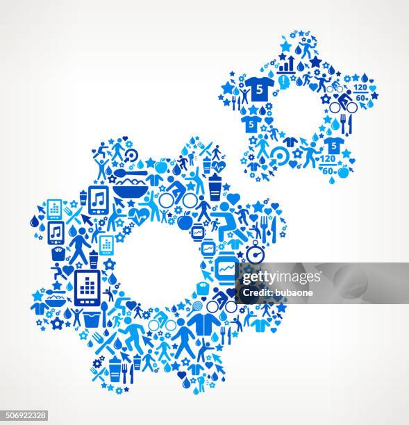 Blue Cogs Pattern 12 Dark Blue Cogs Background High Res Illustrations - Getty Images