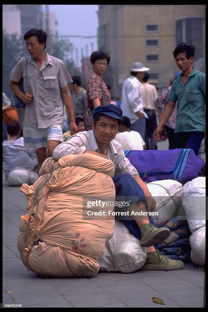 Migrant worker from Sichuan province wai
