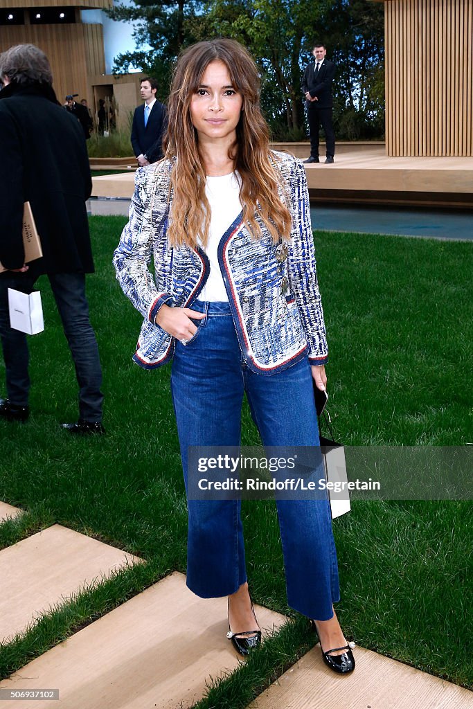 Chanel : Front Row - Paris Fashion Week - Haute Couture Spring Summer 2016