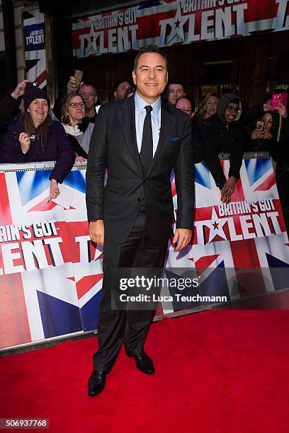 David Walliams attends the London auditions of "Britain's Got Talent" at Dominion Theatre on January 26, 2016 in London, England.