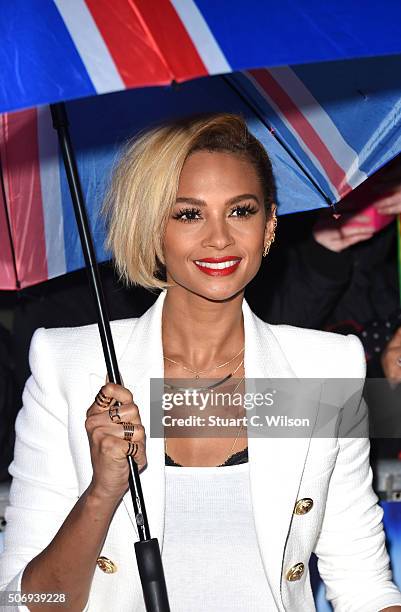 Alesha Dixon attends the London auditions of "Britain's Got Talent" at Dominion Theatre on January 26, 2016 in London, England.