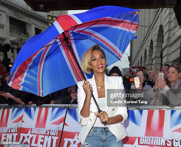 Alesha Dixon attends the London auditions of "Britain's Got Talent" at Dominion Theatre on January 26, 2016 in London, England.