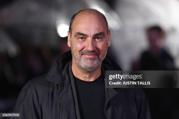 British director Oliver Parker arrives for the world premiere of the film Dad's Army in London on January 26, 2016. / AFP / JUSTIN TALLIS