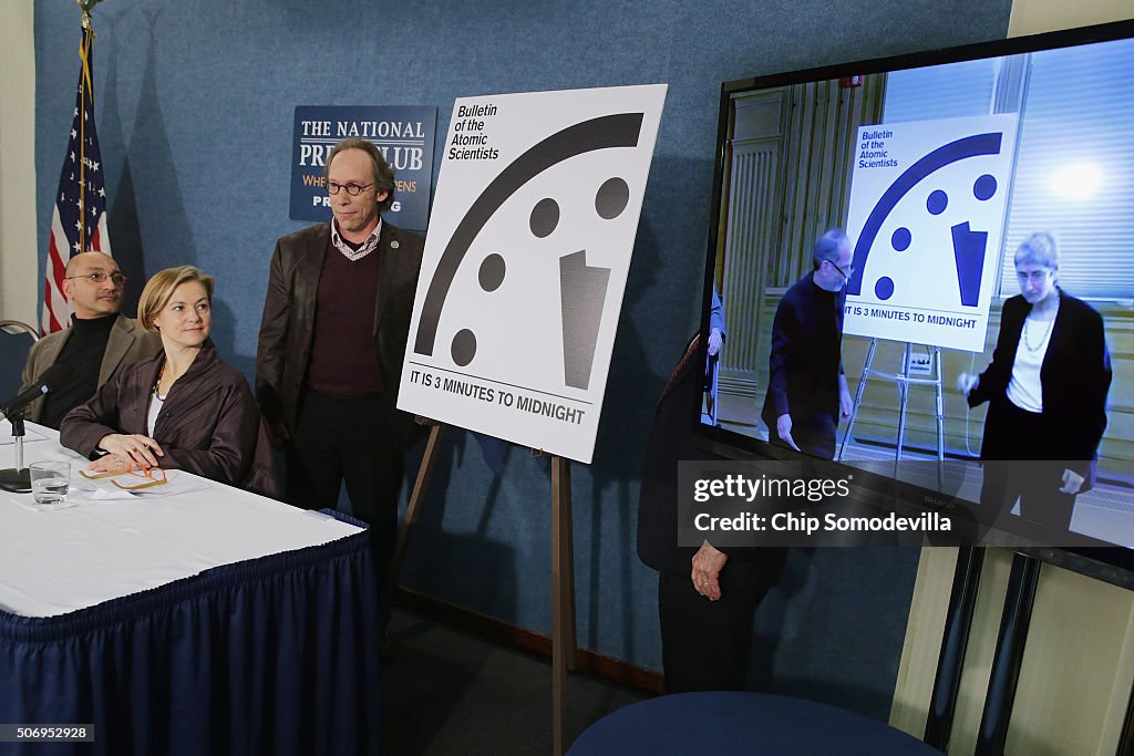 The Bulletin of the Atomic Scientists Discusses Adjusting The "Doomsday Clock"