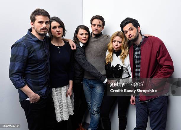 Actors Jason Ritter and Melanie Lynskey, writer/director/actress Clea DuVall and actors Vincent Piazza, Natasha Lyonne and Ben Schwartz from the film...