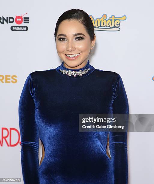 Adult film actress Karlee Grey attends the 2016 Adult Video News Awards at the Hard Rock Hotel & Casino on January 23, 2016 in Las Vegas, Nevada.