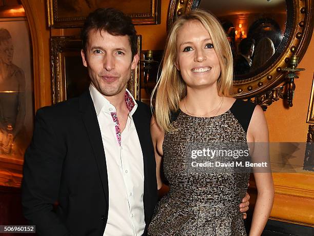 James Blunt and Sofia Wellesley attend the launch of GP Nutrition Supplements, a collection of five premium nutritional programmes perfect for modern...