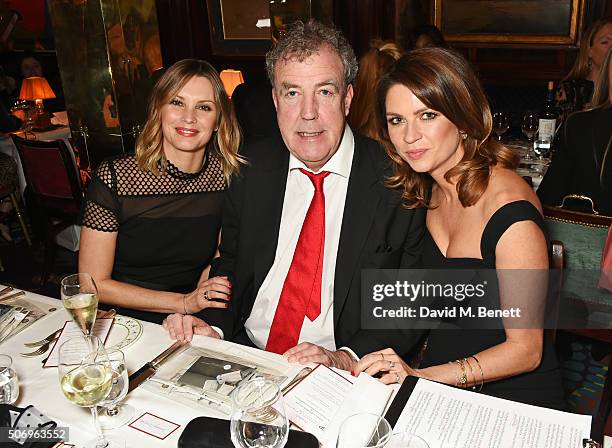 Bodil Blain, Jeremy Clarkson and Gabriela Peacock attend the launch of GP Nutrition Supplements, a collection of five premium nutritional programmes...